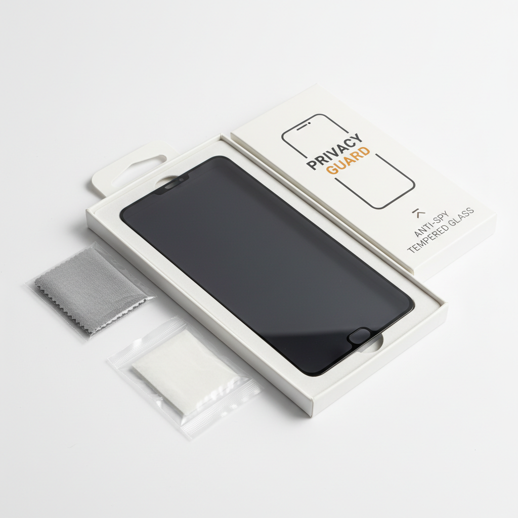 Privacy full tempered glass screen protector for all phone models