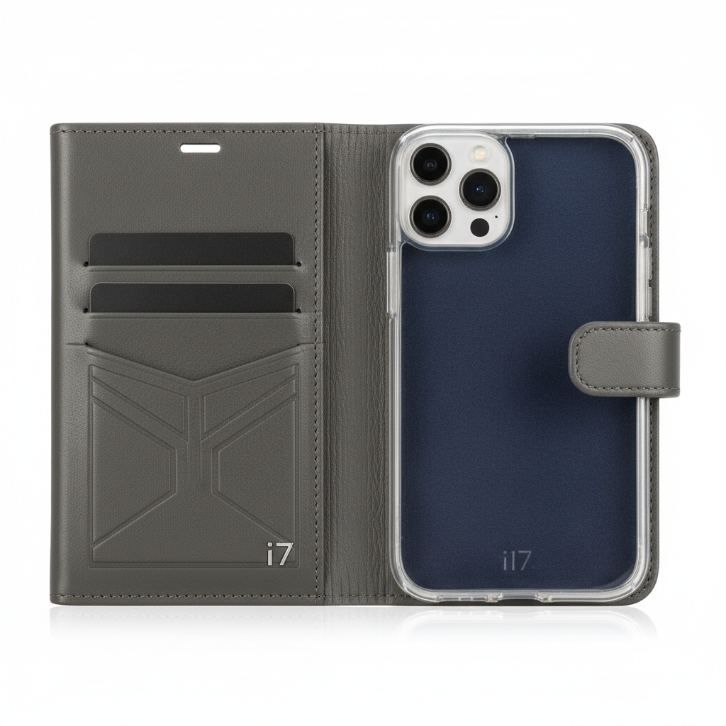 iPhone 17 Wallet Book Case